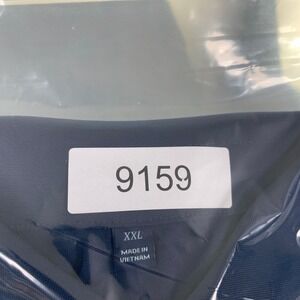 Peter Millar Crown Crafted Polo Shirt Men 2XL Navy Blue Long Sleeve Performance